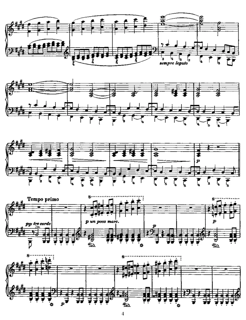 BulowMarch_一万首著名钢琴曲谱哈农贝多芬合集视频教学电子版高清无水印可打印_1古典钢琴知名音乐家谱_李斯特钢琴谱全集_其他作品