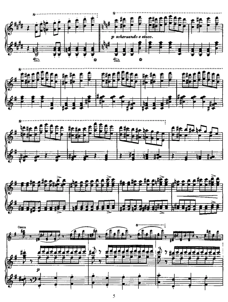 BulowMarch_一万首著名钢琴曲谱哈农贝多芬合集视频教学电子版高清无水印可打印_1古典钢琴知名音乐家谱_李斯特钢琴谱全集_其他作品