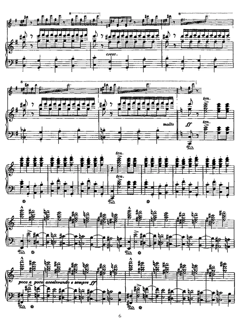 BulowMarch_一万首著名钢琴曲谱哈农贝多芬合集视频教学电子版高清无水印可打印_1古典钢琴知名音乐家谱_李斯特钢琴谱全集_其他作品