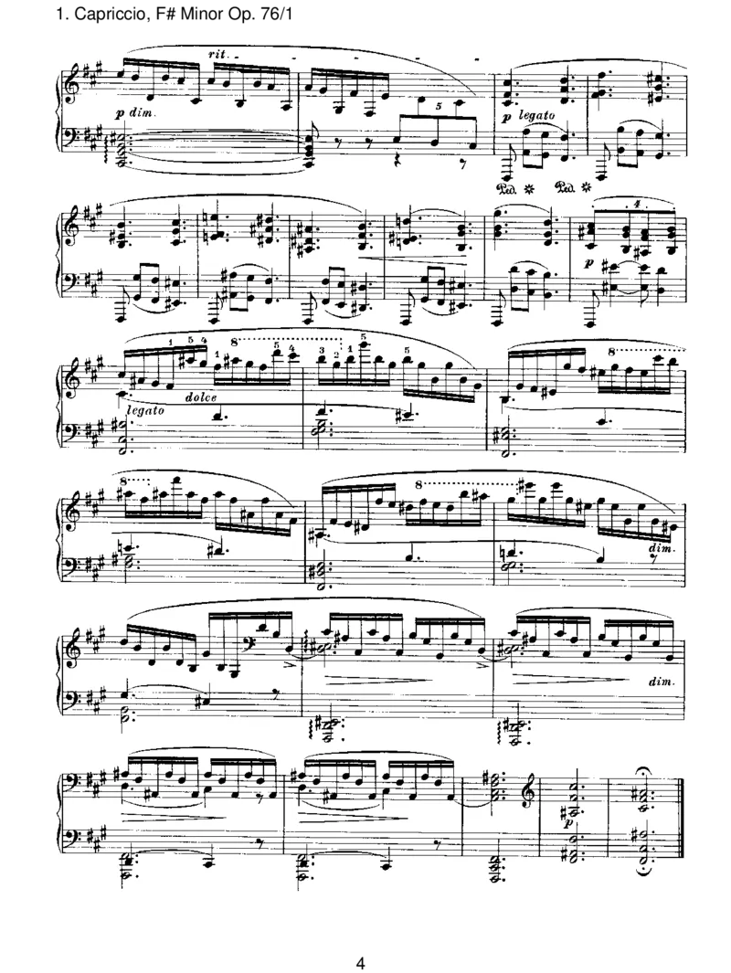 Capriccio,F#MinorOp.76_1_一万首著名钢琴曲谱哈农贝多芬合集视频教学电子版高清无水印可打印_1古典钢琴知名音乐家谱_勃拉姆斯钢琴谱全集_III.ShorterWorks_EightPianoPiecesOp.76