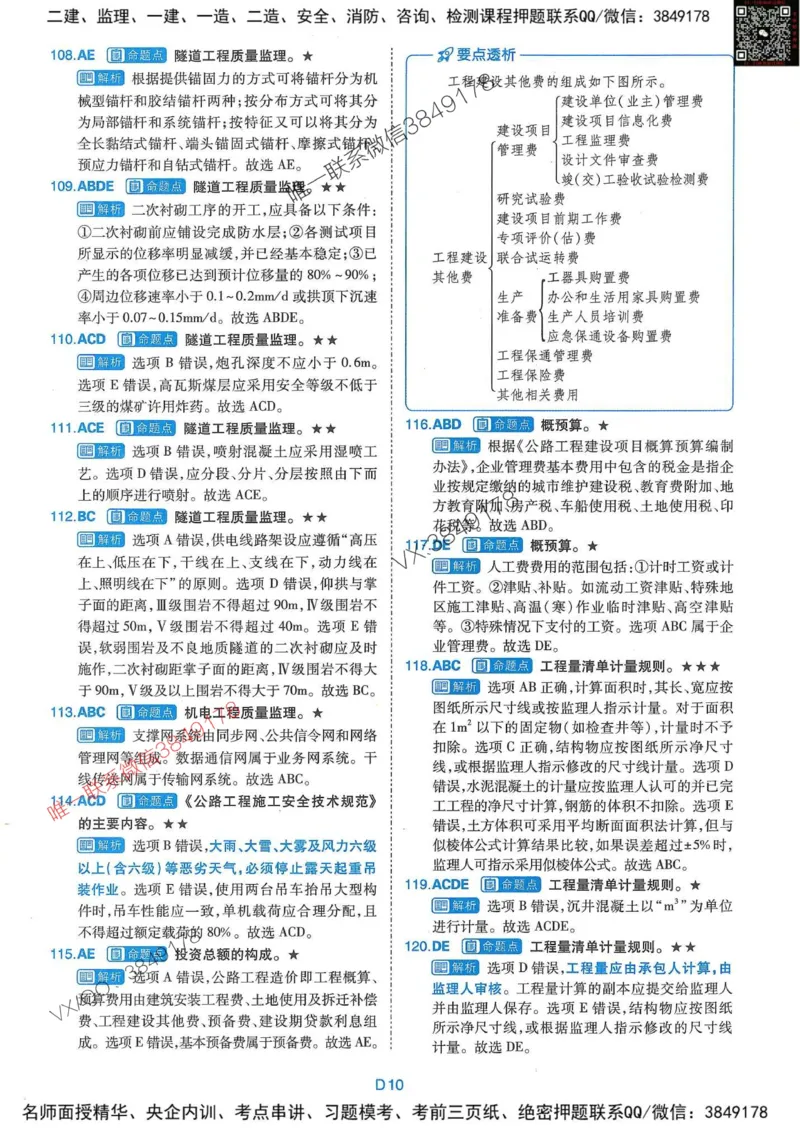 25监理交通控制-近5年真题详解+点睛卷-答案_监理工程师_2025监理工程师_2025年监理工程师SVIP_2025年监理交通控制SVIP_05-考前密训✿央企特训✿机构普押