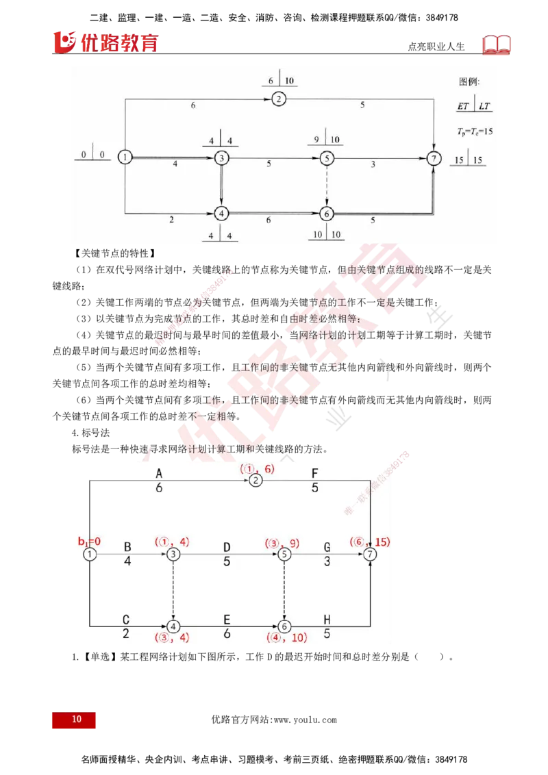 25年《进度控制（土建）》第3章讲义（打印版）_监理工程师_2025监理工程师_2025年监理工程师SVIP_2025年监理土建控制SVIP_02-基础精讲✿高端面授✿深度强化