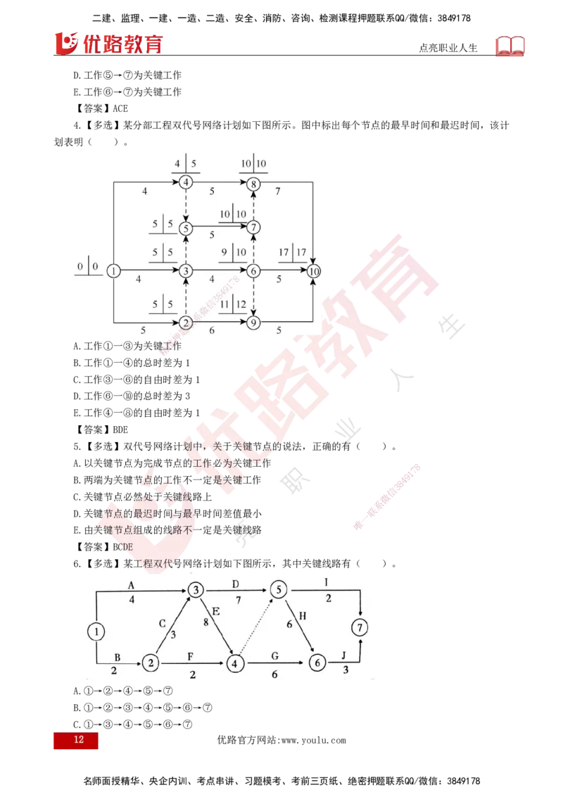 25年《进度控制（土建）》第3章讲义（打印版）_监理工程师_2025监理工程师_2025年监理工程师SVIP_2025年监理土建控制SVIP_02-基础精讲✿高端面授✿深度强化