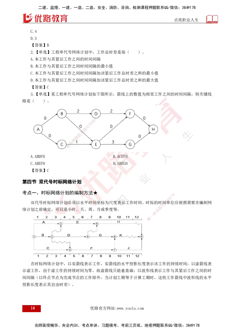 25年《进度控制（土建）》第3章讲义（打印版）_监理工程师_2025监理工程师_2025年监理工程师SVIP_2025年监理土建控制SVIP_02-基础精讲✿高端面授✿深度强化