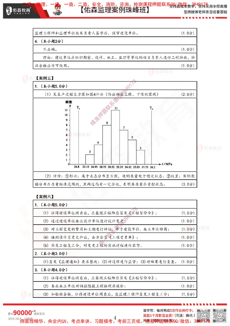 4月2日佑森监理案例珠峰班VIP作业答案_监理工程师_2025监理工程师_2025年监理工程师SVIP_2025年监理土建案例SVIP_02-基础精讲✿高端面授✿深度强化