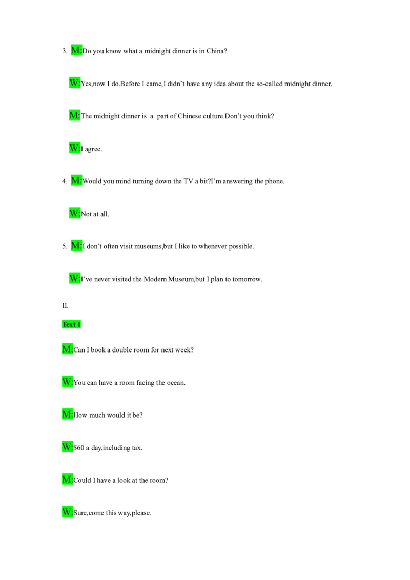 备考2024新高考英语听力(答案+文本)01_2024年5月_01按日期_1号_2024高考英语听力专题（80套模拟训练+历年真题）(附音频）_高考英语听力高分80套模拟训练_612