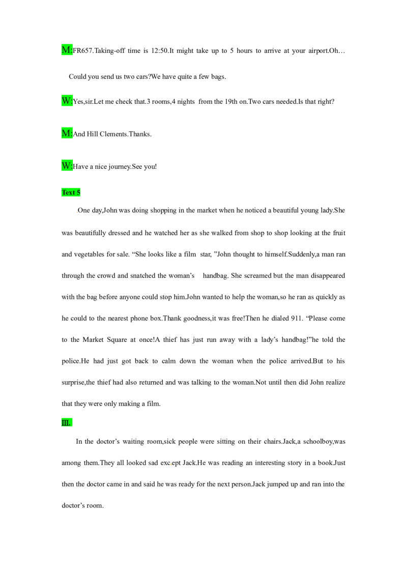 备考2024新高考英语听力(答案+文本)01_2024年5月_01按日期_1号_2024高考英语听力专题（80套模拟训练+历年真题）(附音频）_高考英语听力高分80套模拟训练_612