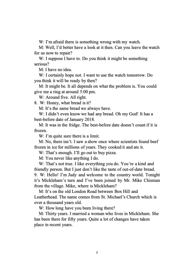 河南省许昌市2024-2025学年高一下学期7月期末考试英语试题（PDF版，含答案，含听力原文无音频）_2024-2025高一（7-7月题库）_2025年7月