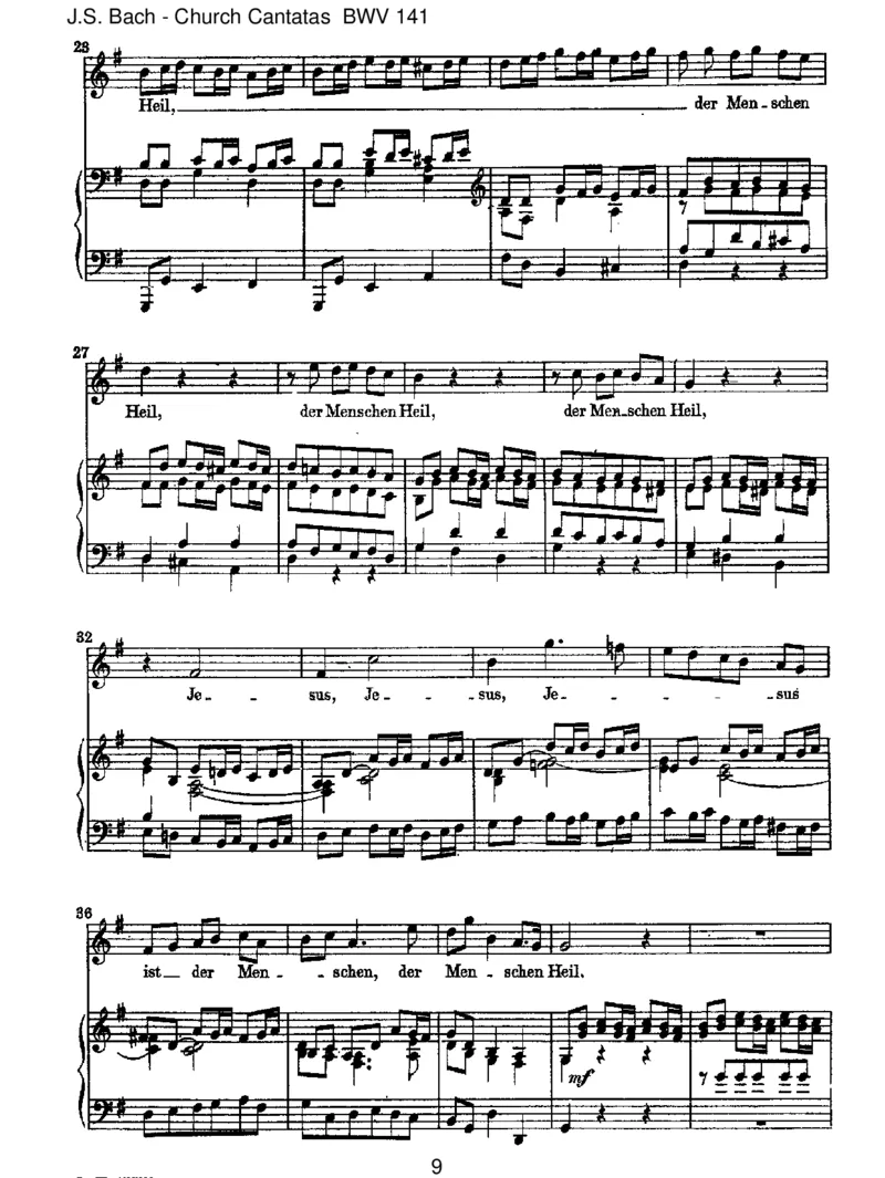 BWV141Dasistjegewisslichwahr(Spurious,byTelemann)_一万首著名钢琴曲谱哈农贝多芬合集视频教学电子版高清无水印可打印_1古典钢琴知名音乐家谱_巴赫钢琴谱全集_J.S巴赫作品全集