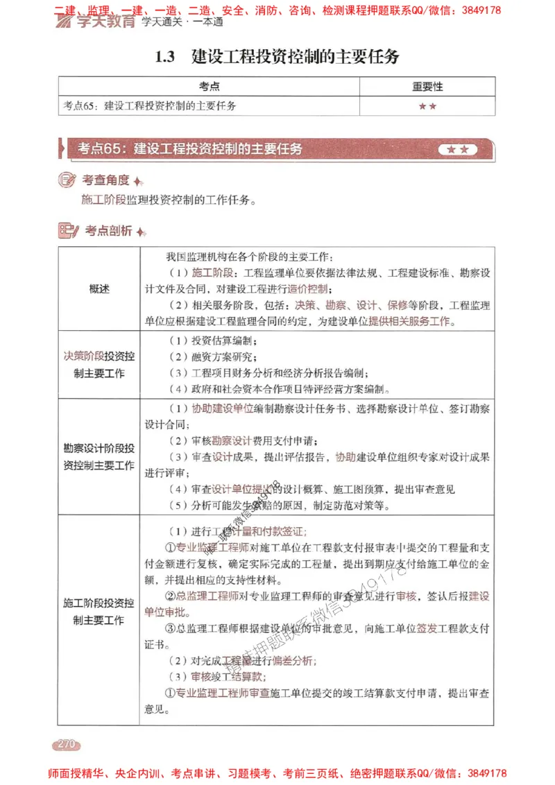 25年监理控制-学天一本通（精讲讲义）推荐_监理工程师_2025监理工程师_2025年监理工程师SVIP_2025年监理土建控制SVIP_01-精华文档✿电子教材✿历年真题
