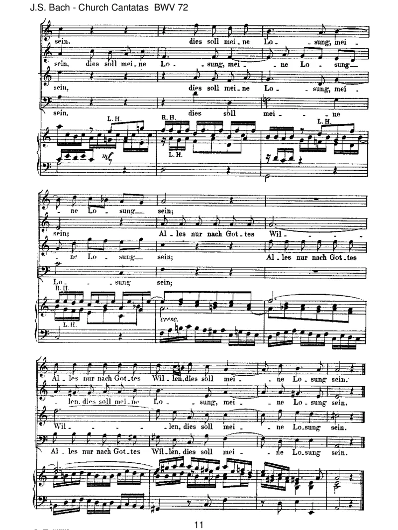 BWV72AllesnurnachGottesWillen_一万首著名钢琴曲谱哈农贝多芬合集视频教学电子版高清无水印可打印_1古典钢琴知名音乐家谱_巴赫钢琴谱全集_J.S巴赫作品全集_JohannSebastianBach(1685-1750)巴赫