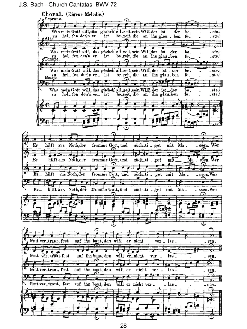 BWV72AllesnurnachGottesWillen_一万首著名钢琴曲谱哈农贝多芬合集视频教学电子版高清无水印可打印_1古典钢琴知名音乐家谱_巴赫钢琴谱全集_J.S巴赫作品全集_JohannSebastianBach(1685-1750)巴赫