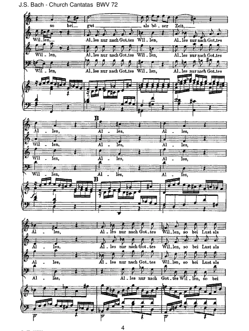 BWV72AllesnurnachGottesWillen_一万首著名钢琴曲谱哈农贝多芬合集视频教学电子版高清无水印可打印_1古典钢琴知名音乐家谱_巴赫钢琴谱全集_J.S巴赫作品全集_JohannSebastianBach(1685-1750)巴赫
