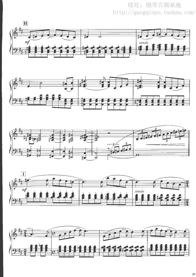 48、钢琴故事4（63页，共13首）_一万首著名钢琴曲谱哈农贝多芬合集视频教学电子版高清无水印可打印_3流行音乐谱_流行钢琴谱合集形式_高清PDF无水印