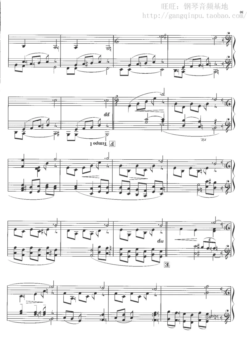 48、钢琴故事4（63页，共13首）_一万首著名钢琴曲谱哈农贝多芬合集视频教学电子版高清无水印可打印_3流行音乐谱_流行钢琴谱合集形式_高清PDF无水印