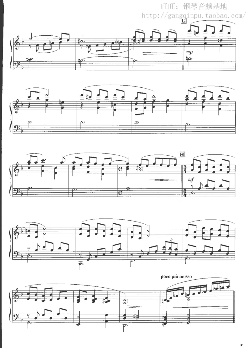 48、钢琴故事4（63页，共13首）_一万首著名钢琴曲谱哈农贝多芬合集视频教学电子版高清无水印可打印_3流行音乐谱_流行钢琴谱合集形式_高清PDF无水印