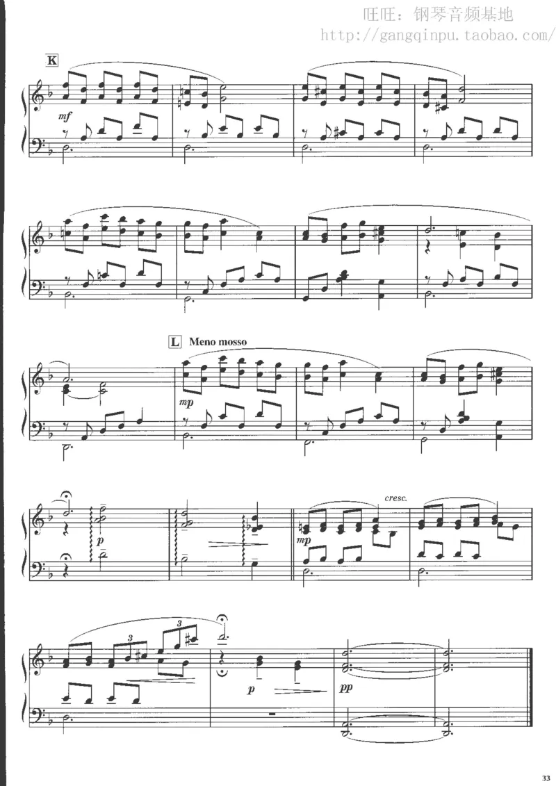 48、钢琴故事4（63页，共13首）_一万首著名钢琴曲谱哈农贝多芬合集视频教学电子版高清无水印可打印_3流行音乐谱_流行钢琴谱合集形式_高清PDF无水印