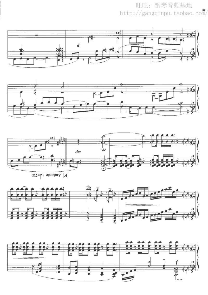 48、钢琴故事4（63页，共13首）_一万首著名钢琴曲谱哈农贝多芬合集视频教学电子版高清无水印可打印_3流行音乐谱_流行钢琴谱合集形式_高清PDF无水印