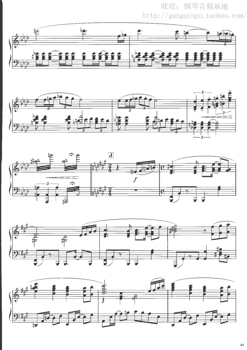 48、钢琴故事4（63页，共13首）_一万首著名钢琴曲谱哈农贝多芬合集视频教学电子版高清无水印可打印_3流行音乐谱_流行钢琴谱合集形式_高清PDF无水印