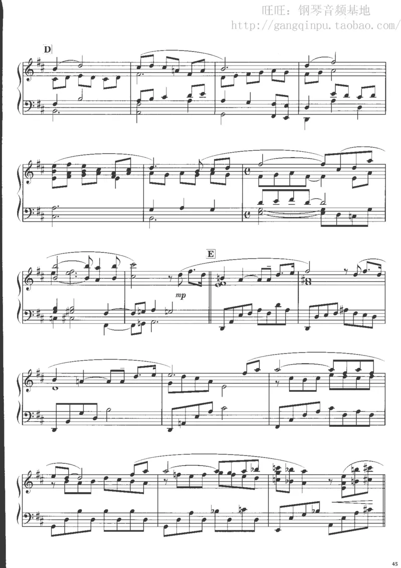 48、钢琴故事4（63页，共13首）_一万首著名钢琴曲谱哈农贝多芬合集视频教学电子版高清无水印可打印_3流行音乐谱_流行钢琴谱合集形式_高清PDF无水印