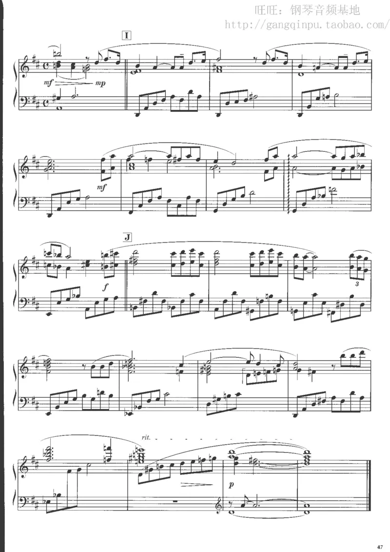 48、钢琴故事4（63页，共13首）_一万首著名钢琴曲谱哈农贝多芬合集视频教学电子版高清无水印可打印_3流行音乐谱_流行钢琴谱合集形式_高清PDF无水印