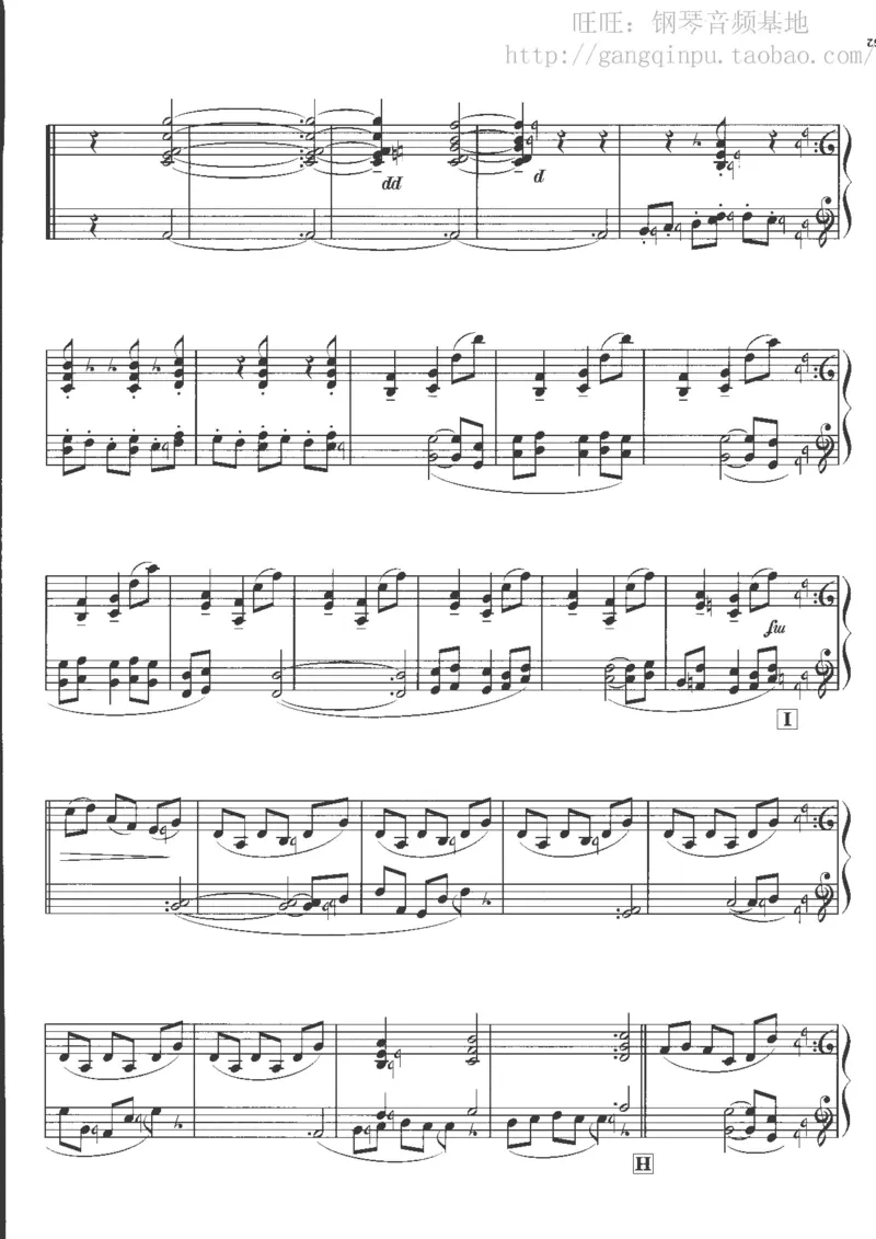 48、钢琴故事4（63页，共13首）_一万首著名钢琴曲谱哈农贝多芬合集视频教学电子版高清无水印可打印_3流行音乐谱_流行钢琴谱合集形式_高清PDF无水印