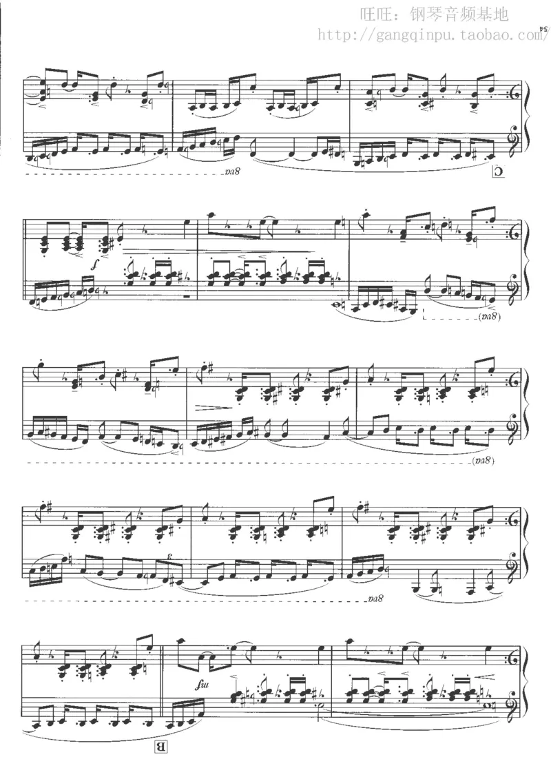48、钢琴故事4（63页，共13首）_一万首著名钢琴曲谱哈农贝多芬合集视频教学电子版高清无水印可打印_3流行音乐谱_流行钢琴谱合集形式_高清PDF无水印