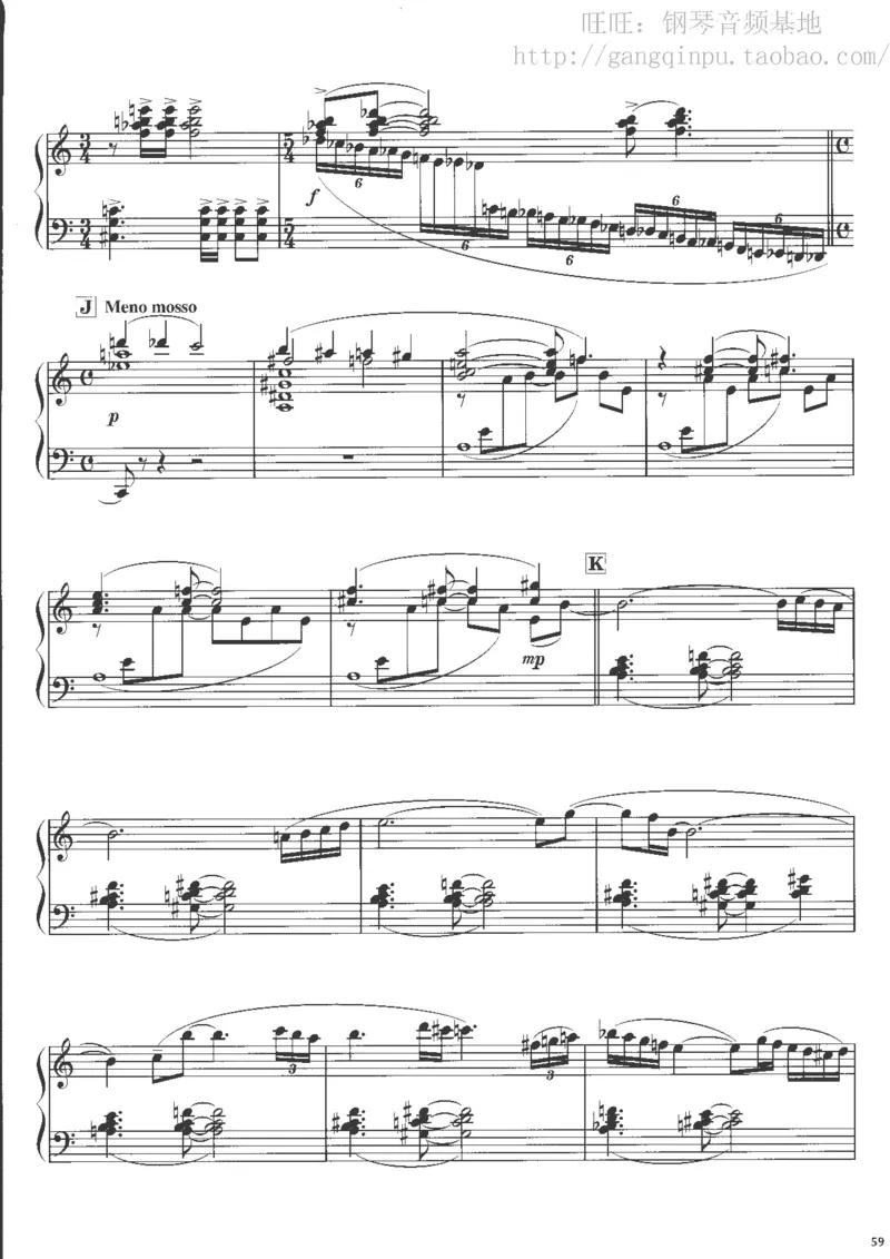 48、钢琴故事4（63页，共13首）_一万首著名钢琴曲谱哈农贝多芬合集视频教学电子版高清无水印可打印_3流行音乐谱_流行钢琴谱合集形式_高清PDF无水印