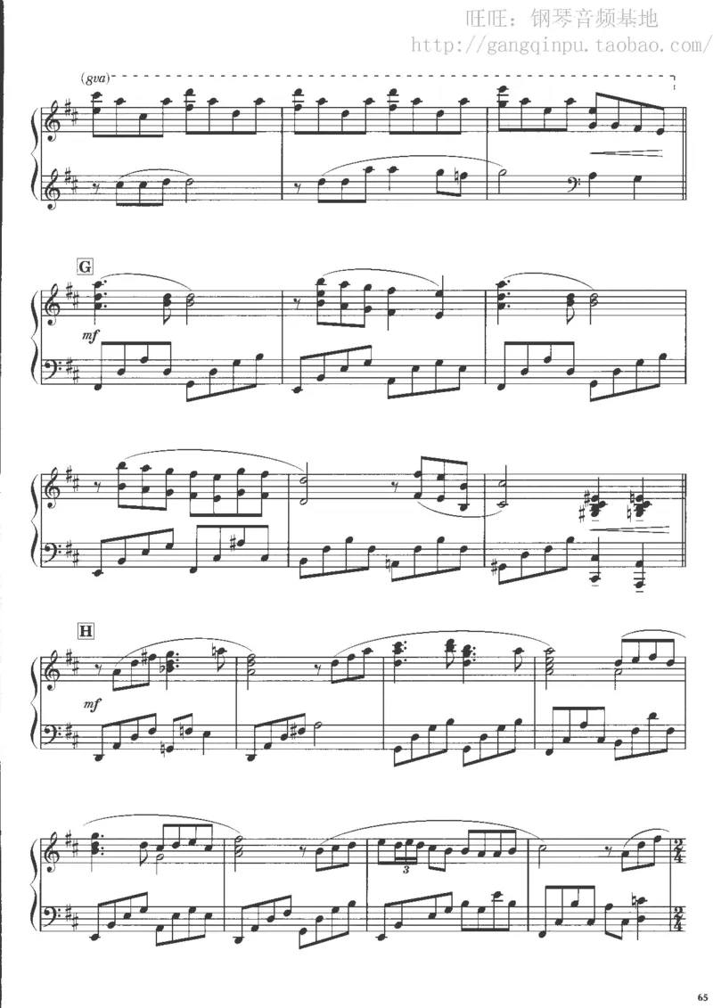 48、钢琴故事4（63页，共13首）_一万首著名钢琴曲谱哈农贝多芬合集视频教学电子版高清无水印可打印_3流行音乐谱_流行钢琴谱合集形式_高清PDF无水印