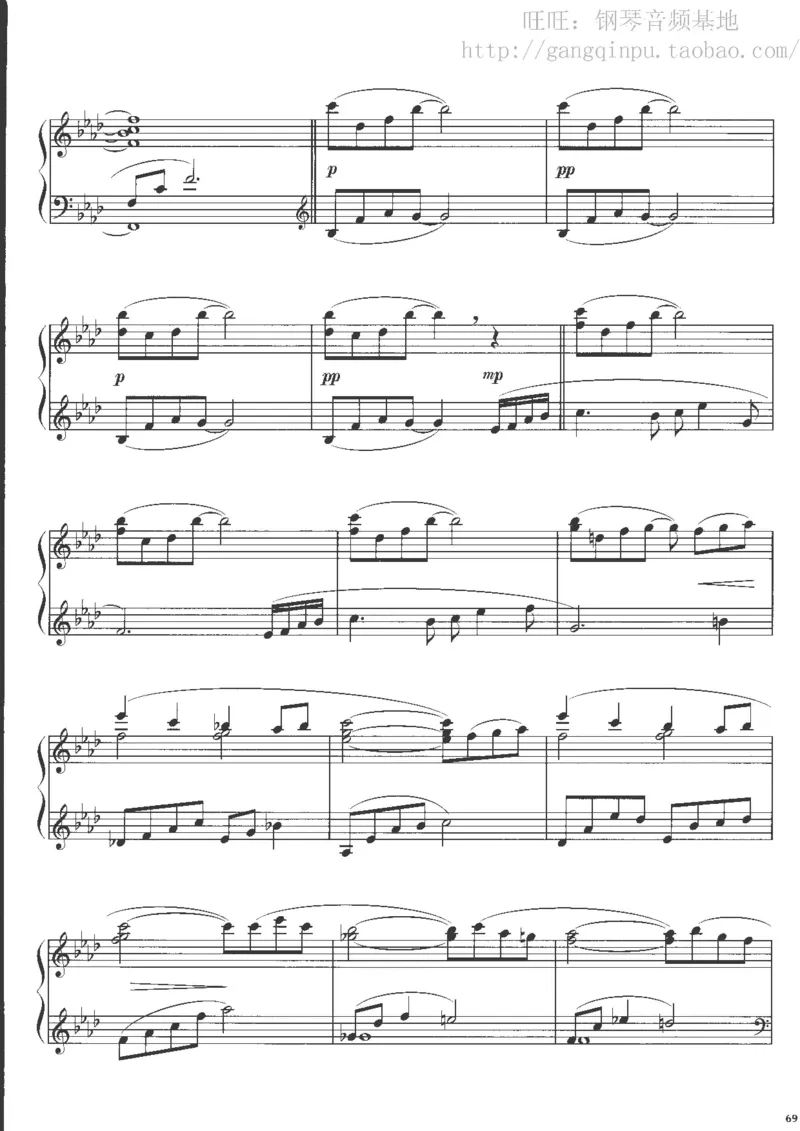 48、钢琴故事4（63页，共13首）_一万首著名钢琴曲谱哈农贝多芬合集视频教学电子版高清无水印可打印_3流行音乐谱_流行钢琴谱合集形式_高清PDF无水印