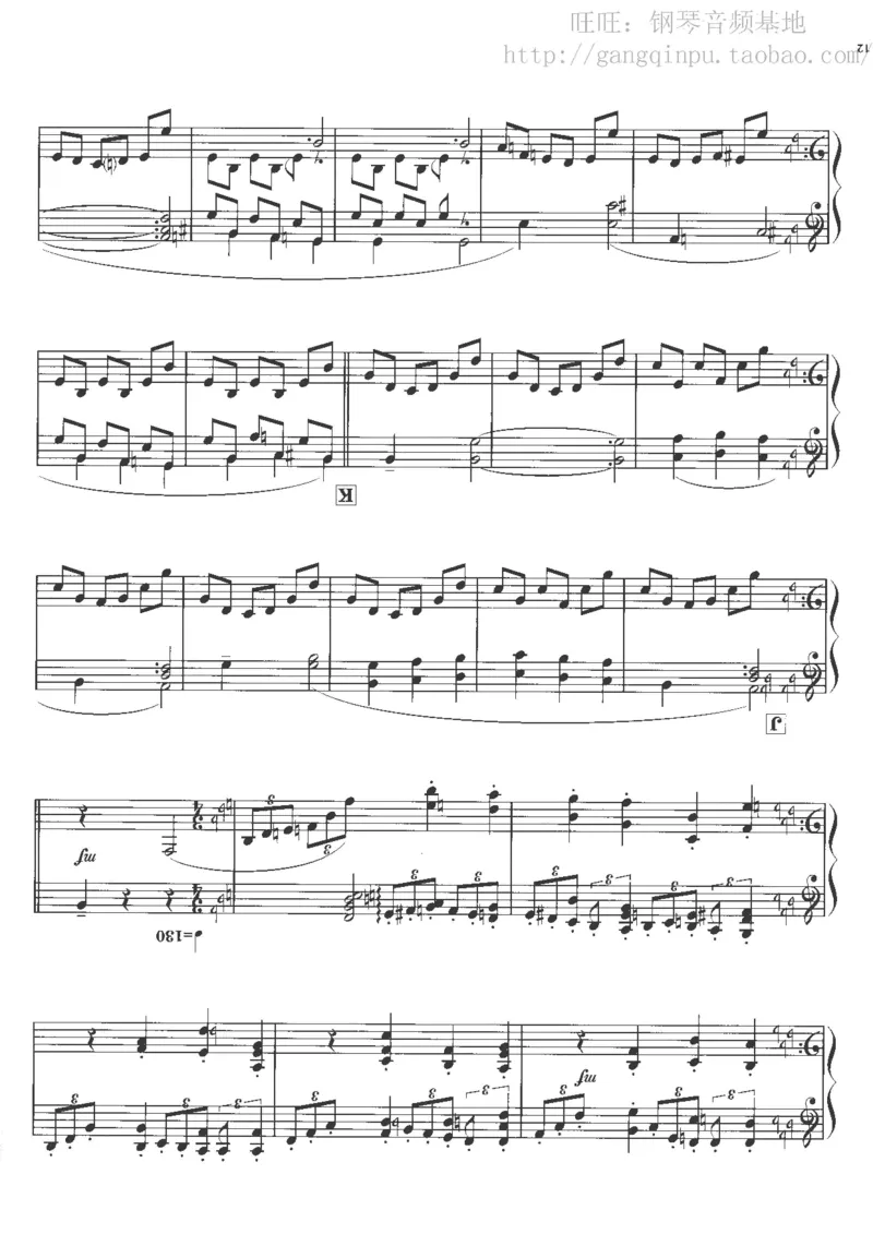 48、钢琴故事4（63页，共13首）_一万首著名钢琴曲谱哈农贝多芬合集视频教学电子版高清无水印可打印_3流行音乐谱_流行钢琴谱合集形式_高清PDF无水印