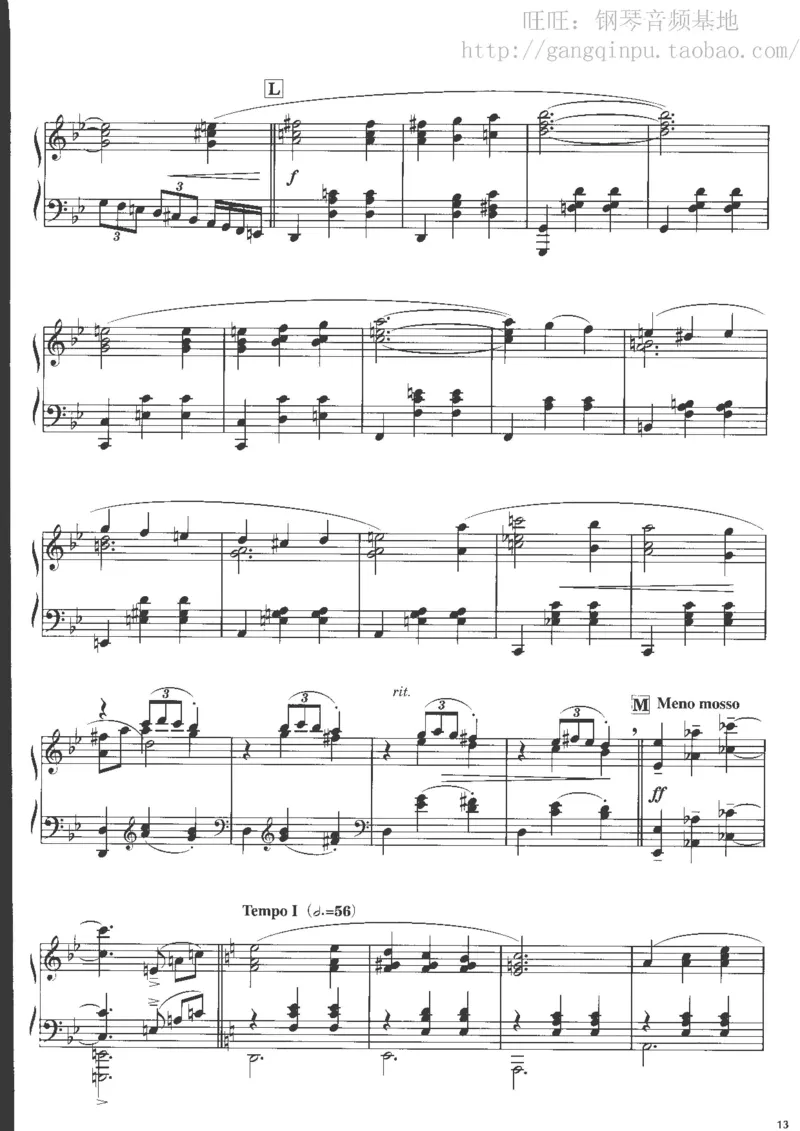 48、钢琴故事4（63页，共13首）_一万首著名钢琴曲谱哈农贝多芬合集视频教学电子版高清无水印可打印_3流行音乐谱_流行钢琴谱合集形式_高清PDF无水印