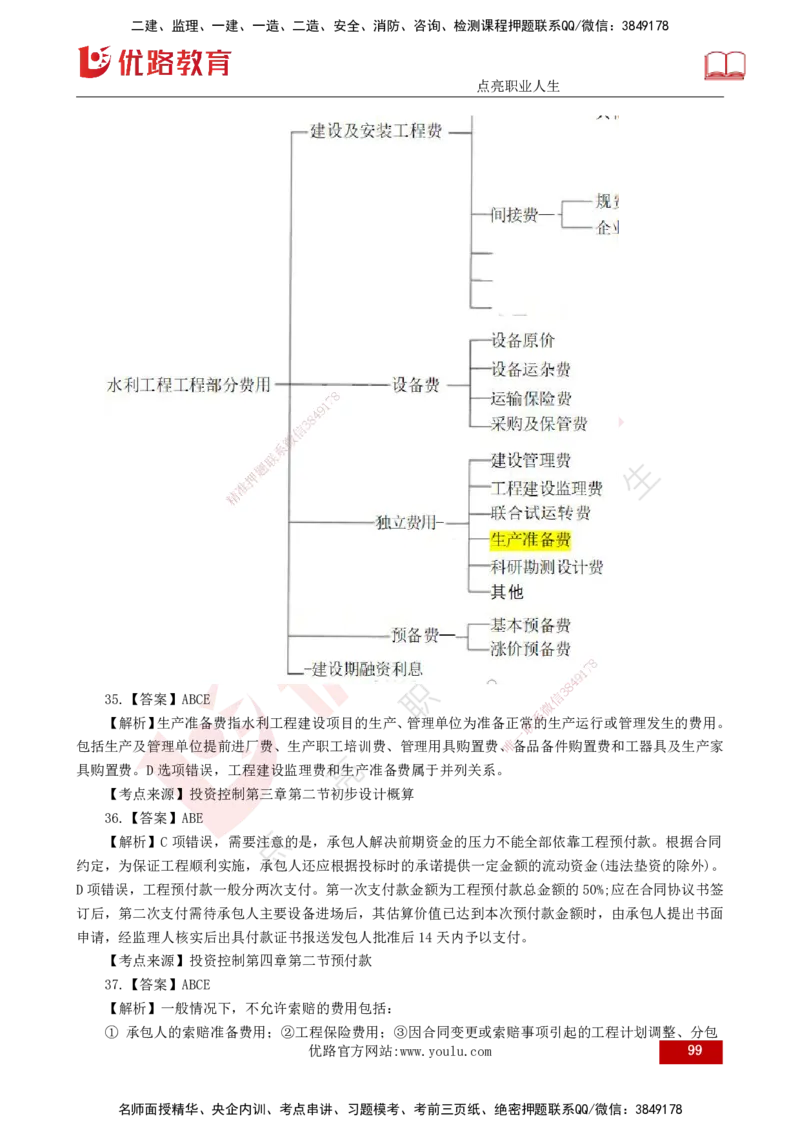 25监理《控制（水利）》经典甄题详解（打印版）_监理工程师_2025监理工程师_2025年监理工程师SVIP_2025年监理水利控制SVIP_03-习题精析✿实战特训✿模考通关_讲义