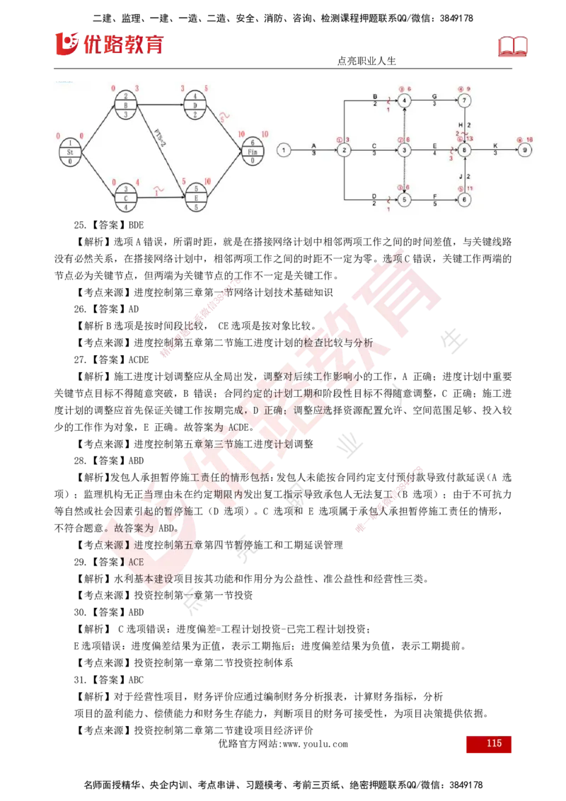 25监理《控制（水利）》经典甄题详解（打印版）_监理工程师_2025监理工程师_2025年监理工程师SVIP_2025年监理水利控制SVIP_03-习题精析✿实战特训✿模考通关_讲义