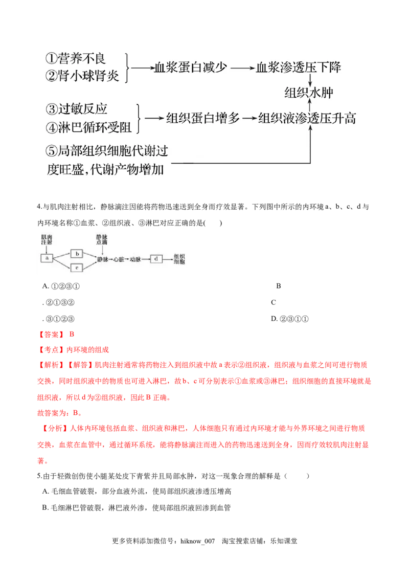 高二生物上学期期末测试卷04（人教版2019选择性必修1）（解析版）_E015高中全科试卷_生物试题_选修1_4期末试卷_高二生物上学期期末测试卷04（人教版2019选择性必修1）(26014277)