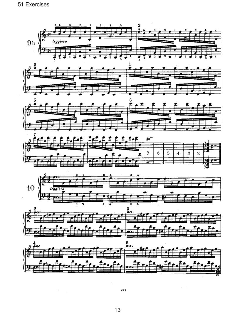 51Exercises_一万首著名钢琴曲谱哈农贝多芬合集视频教学电子版高清无水印可打印_1古典钢琴知名音乐家谱_勃拉姆斯钢琴谱全集_V.Studies,Transcriptions,Cadenzas,andMiscellaneousWorks
