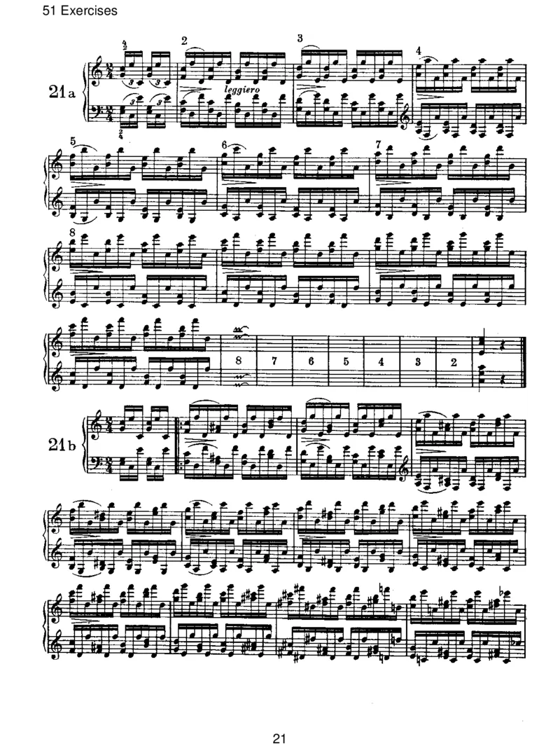 51Exercises_一万首著名钢琴曲谱哈农贝多芬合集视频教学电子版高清无水印可打印_1古典钢琴知名音乐家谱_勃拉姆斯钢琴谱全集_V.Studies,Transcriptions,Cadenzas,andMiscellaneousWorks