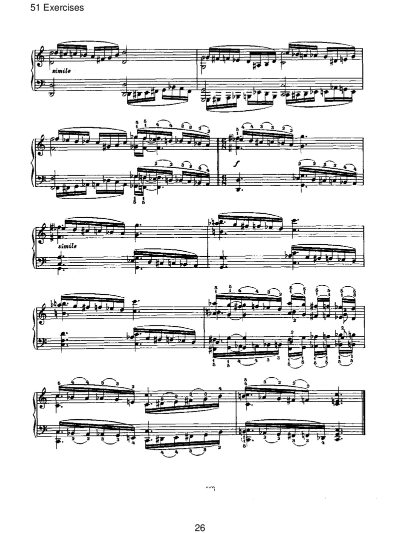 51Exercises_一万首著名钢琴曲谱哈农贝多芬合集视频教学电子版高清无水印可打印_1古典钢琴知名音乐家谱_勃拉姆斯钢琴谱全集_V.Studies,Transcriptions,Cadenzas,andMiscellaneousWorks