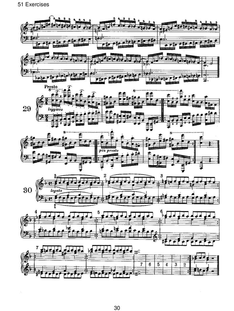 51Exercises_一万首著名钢琴曲谱哈农贝多芬合集视频教学电子版高清无水印可打印_1古典钢琴知名音乐家谱_勃拉姆斯钢琴谱全集_V.Studies,Transcriptions,Cadenzas,andMiscellaneousWorks