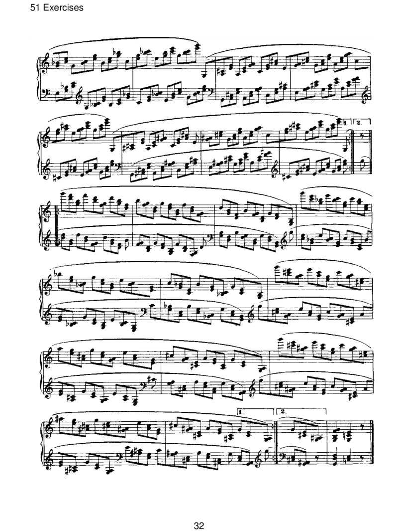 51Exercises_一万首著名钢琴曲谱哈农贝多芬合集视频教学电子版高清无水印可打印_1古典钢琴知名音乐家谱_勃拉姆斯钢琴谱全集_V.Studies,Transcriptions,Cadenzas,andMiscellaneousWorks