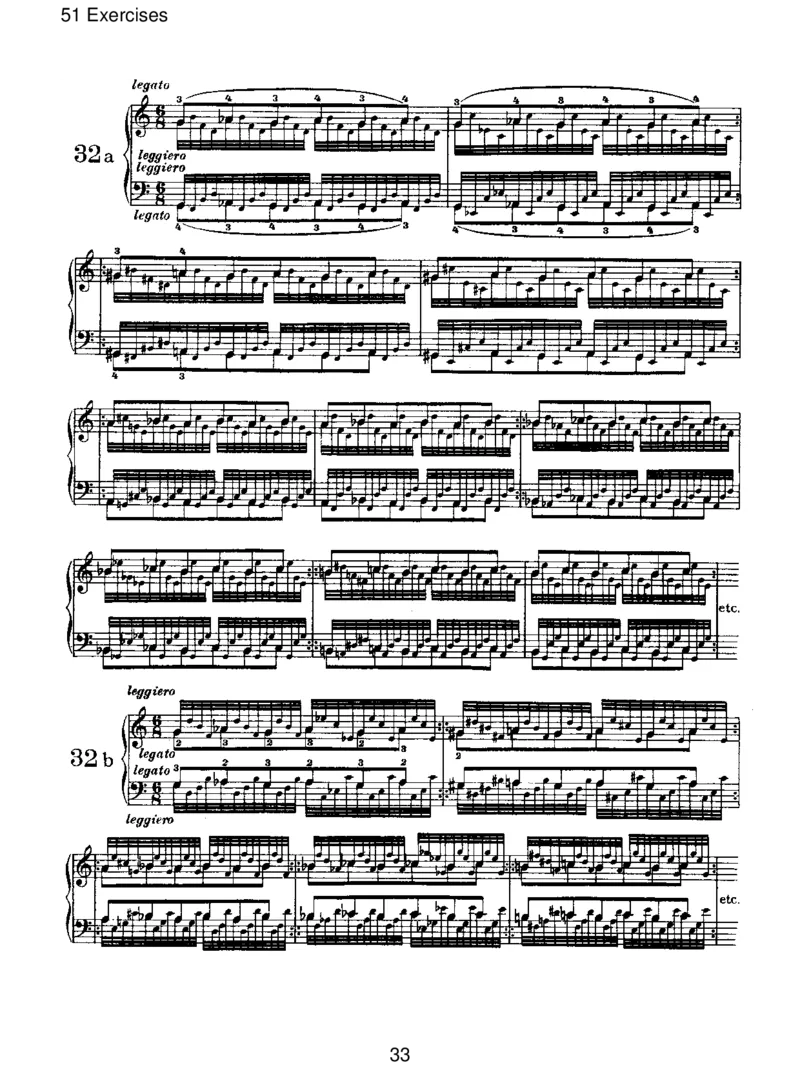 51Exercises_一万首著名钢琴曲谱哈农贝多芬合集视频教学电子版高清无水印可打印_1古典钢琴知名音乐家谱_勃拉姆斯钢琴谱全集_V.Studies,Transcriptions,Cadenzas,andMiscellaneousWorks