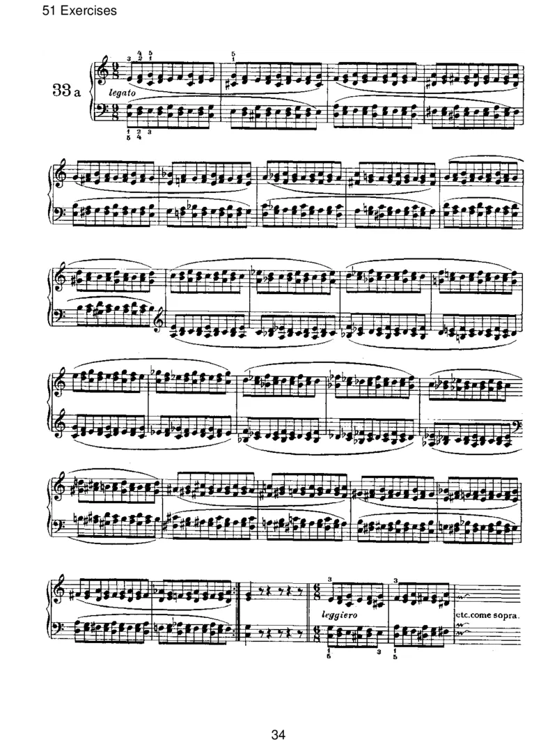 51Exercises_一万首著名钢琴曲谱哈农贝多芬合集视频教学电子版高清无水印可打印_1古典钢琴知名音乐家谱_勃拉姆斯钢琴谱全集_V.Studies,Transcriptions,Cadenzas,andMiscellaneousWorks