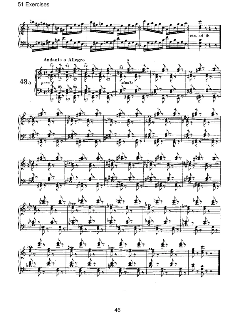 51Exercises_一万首著名钢琴曲谱哈农贝多芬合集视频教学电子版高清无水印可打印_1古典钢琴知名音乐家谱_勃拉姆斯钢琴谱全集_V.Studies,Transcriptions,Cadenzas,andMiscellaneousWorks