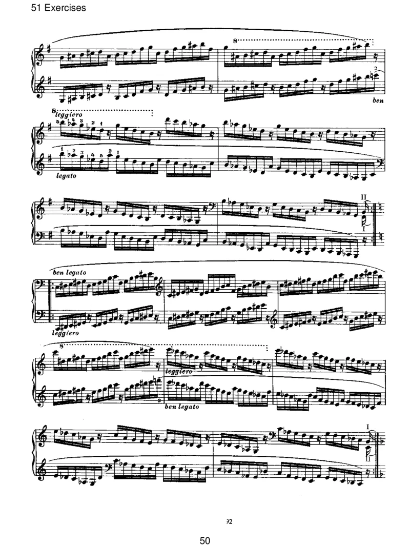 51Exercises_一万首著名钢琴曲谱哈农贝多芬合集视频教学电子版高清无水印可打印_1古典钢琴知名音乐家谱_勃拉姆斯钢琴谱全集_V.Studies,Transcriptions,Cadenzas,andMiscellaneousWorks