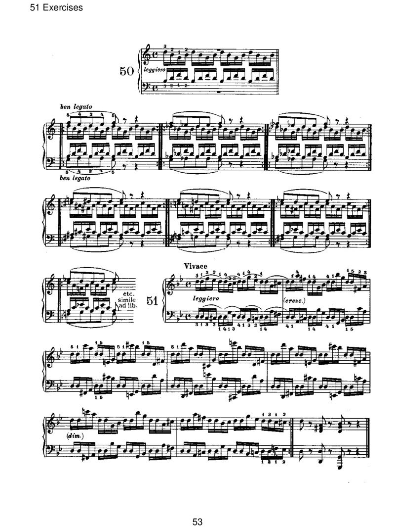51Exercises_一万首著名钢琴曲谱哈农贝多芬合集视频教学电子版高清无水印可打印_1古典钢琴知名音乐家谱_勃拉姆斯钢琴谱全集_V.Studies,Transcriptions,Cadenzas,andMiscellaneousWorks