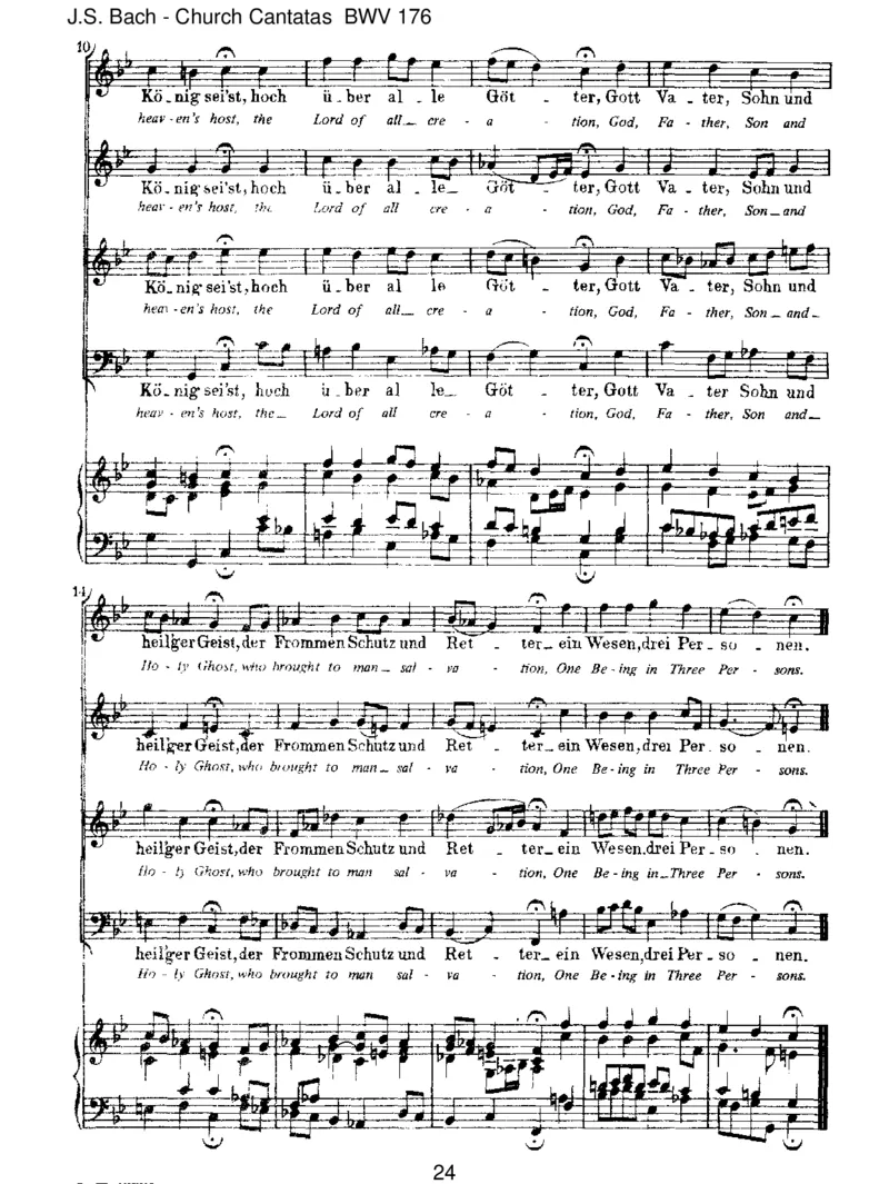 BWV176EsisteintrotzigundverzagtDing_一万首著名钢琴曲谱哈农贝多芬合集视频教学电子版高清无水印可打印_1古典钢琴知名音乐家谱_巴赫钢琴谱全集_J.S巴赫作品全集