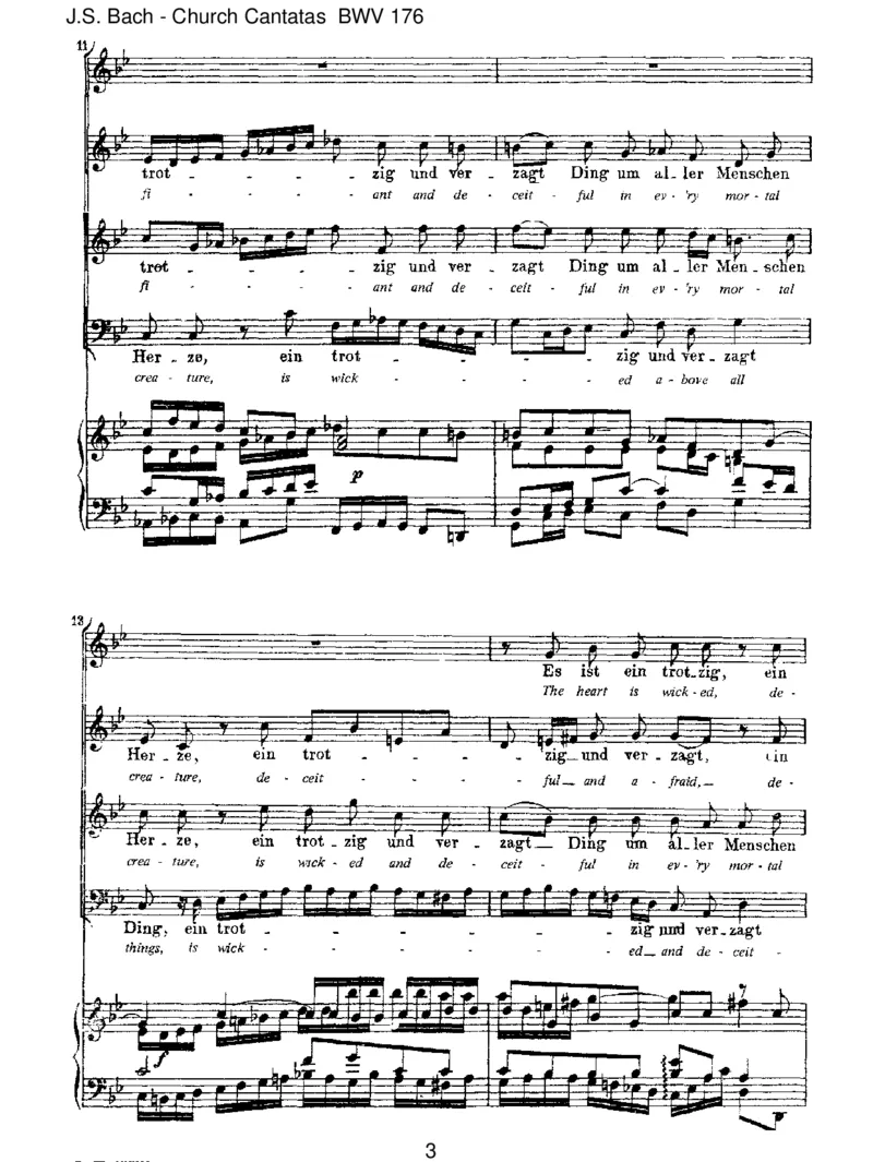 BWV176EsisteintrotzigundverzagtDing_一万首著名钢琴曲谱哈农贝多芬合集视频教学电子版高清无水印可打印_1古典钢琴知名音乐家谱_巴赫钢琴谱全集_J.S巴赫作品全集