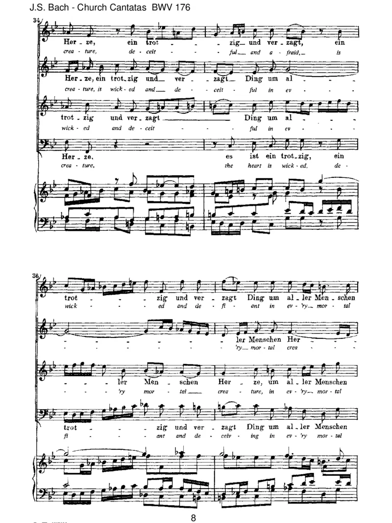 BWV176EsisteintrotzigundverzagtDing_一万首著名钢琴曲谱哈农贝多芬合集视频教学电子版高清无水印可打印_1古典钢琴知名音乐家谱_巴赫钢琴谱全集_J.S巴赫作品全集