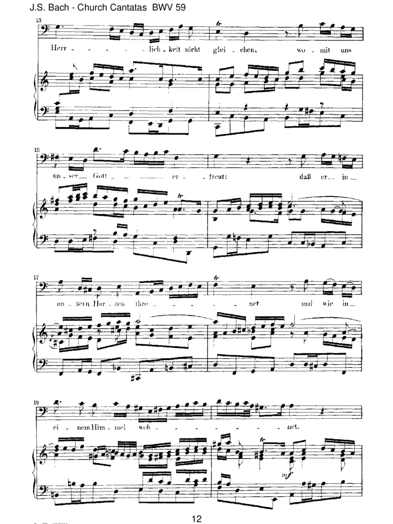 BWV59Wermichliebet,derwirdmeinWorthalten_一万首著名钢琴曲谱哈农贝多芬合集视频教学电子版高清无水印可打印_1古典钢琴知名音乐家谱_巴赫钢琴谱全集_J.S巴赫作品全集