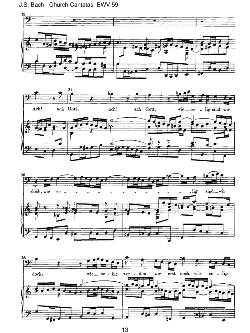 BWV59Wermichliebet,derwirdmeinWorthalten_一万首著名钢琴曲谱哈农贝多芬合集视频教学电子版高清无水印可打印_1古典钢琴知名音乐家谱_巴赫钢琴谱全集_J.S巴赫作品全集